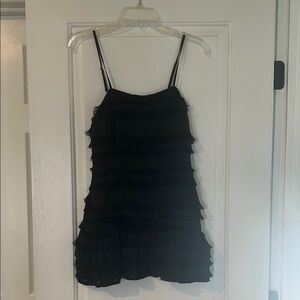 Princess Polly Black Babydoll Mini Dress